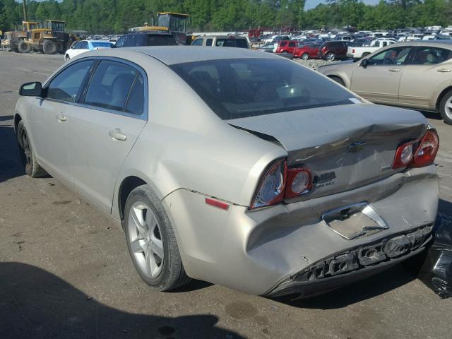 1G1ZA5E08AF112188 - 2010 CHEVROLET MALIBU LS თაფლისფერი ფოტო 3