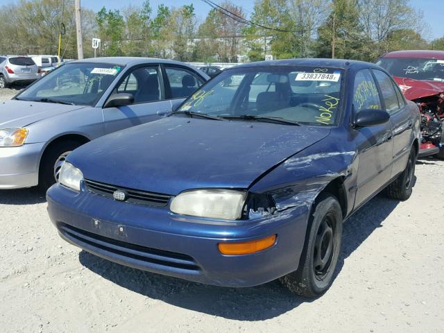 1Y1SK5266VZ433273 - 1997 GEO PRIZM BASE ლურჯი ფოტო 2