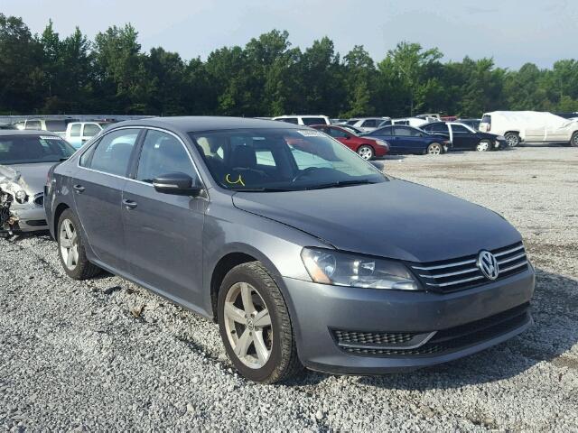 1VWBP7A30DC089561 - 2013 VOLKSWAGEN PASSAT SE GRAY photo 1