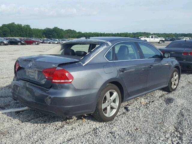 1VWBP7A30DC089561 - 2013 VOLKSWAGEN PASSAT SE GRAY photo 4