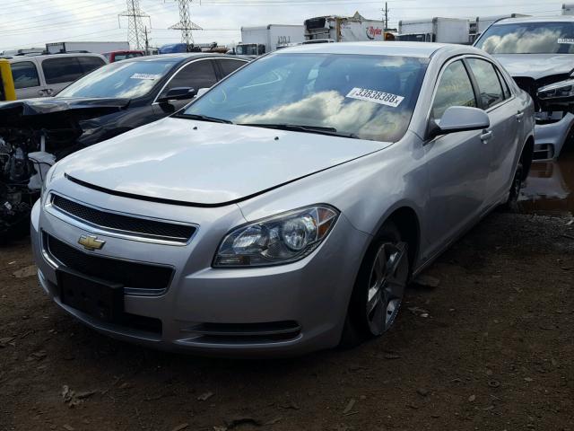 1G1ZC5EB1AF113713 - 2010 CHEVROLET MALIBU 1LT 银色 照片 2