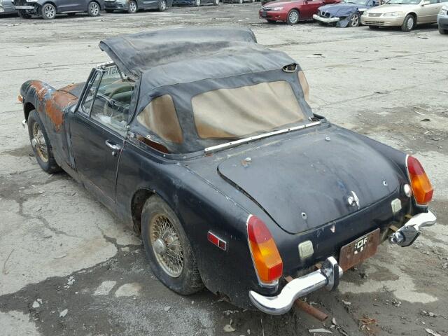 JAN5UC105819 - 1971 MG MIDGET BLACK photo 3