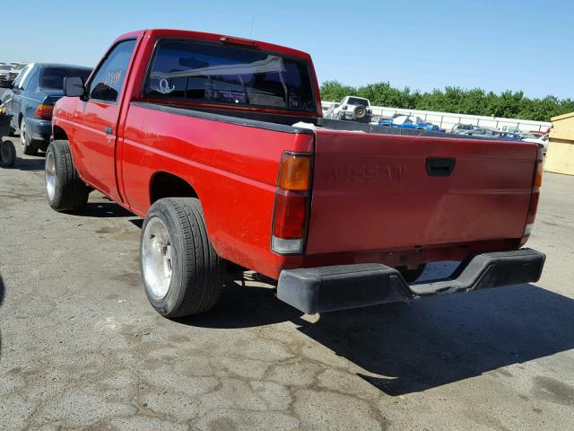 1N6SD11S7VC423146 - 1997 NISSAN TRUCK BASE RED photo 3