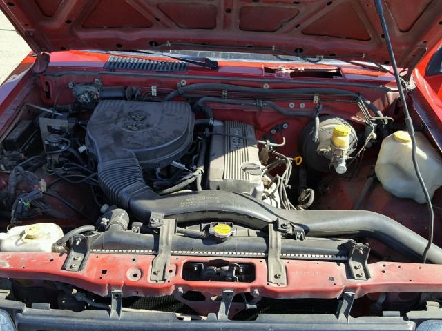 1N6SD11S7VC423146 - 1997 NISSAN TRUCK BASE RED photo 7