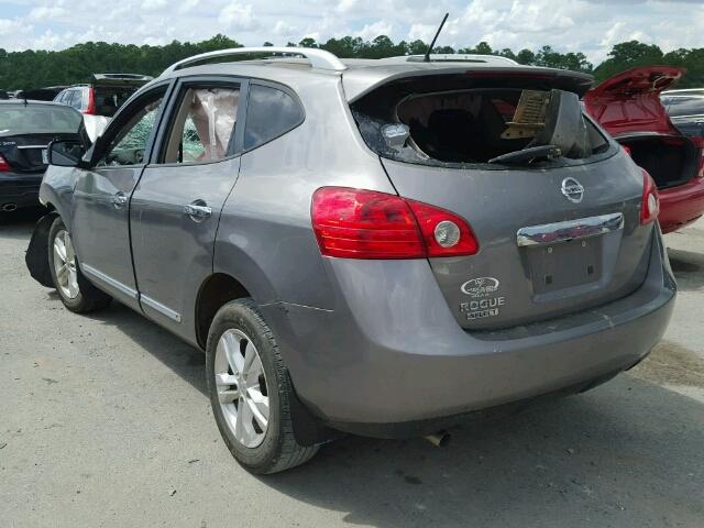 JN8AS5MT6FW666290 - 2015 NISSAN ROGUE SELE GRAY photo 3