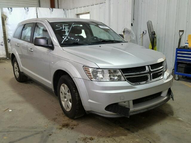 3C4PDCAB5CT205163 - 2012 DODGE JOURNEY SE SILVER photo 1