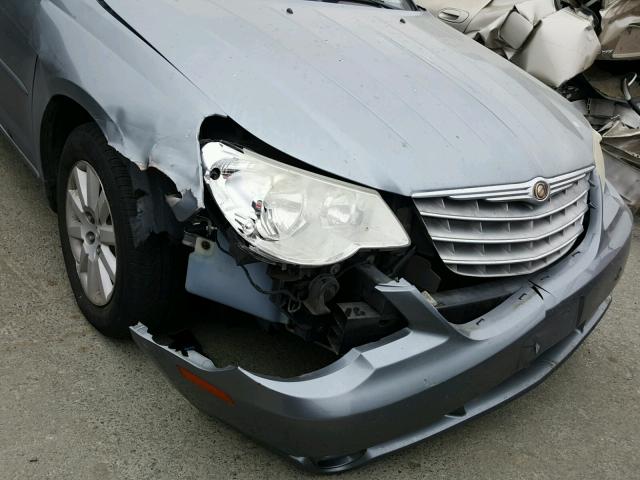 1C3LC46K77N611326 - 2007 CHRYSLER SEBRING SILVER photo 9