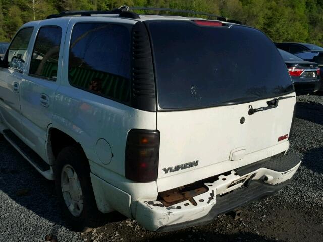 1GKEK63U22J229962 - 2002 GMC DENALI WHITE photo 10