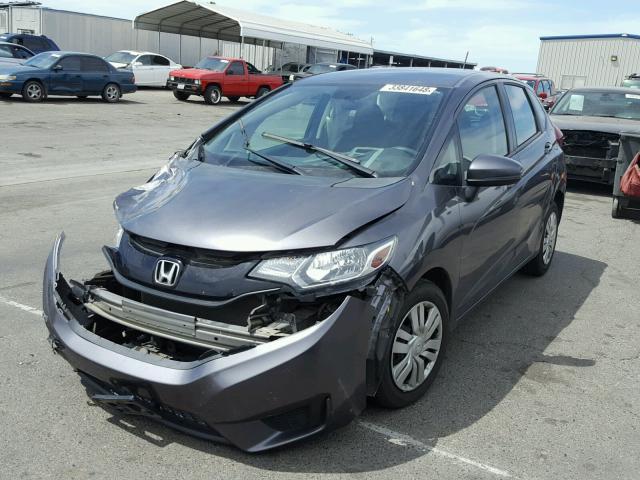 3HGGK5H54FM784891 - 2015 HONDA FIT LX CHARCOAL photo 2