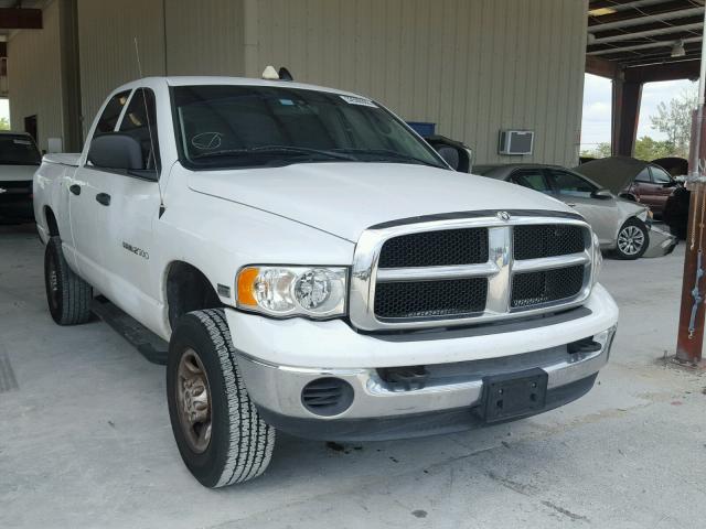 3D7KU28D93G837500 - 2003 DODGE RAM 2500 S WHITE photo 1
