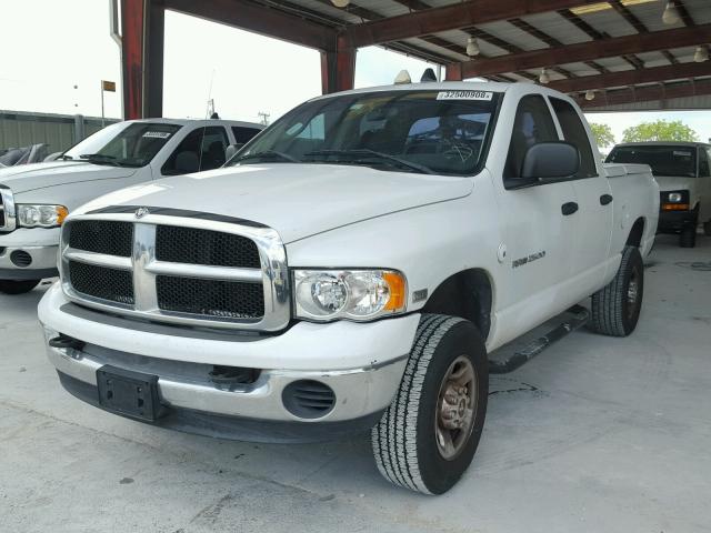 3D7KU28D93G837500 - 2003 DODGE RAM 2500 S WHITE photo 2