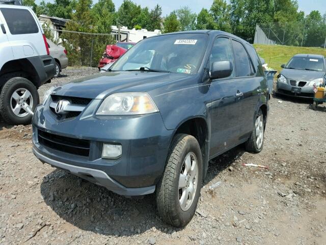 2HNYD18205H539167 - 2005 ACURA MDX GRAY photo 2