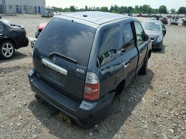 2HNYD18205H539167 - 2005 ACURA MDX GRAY photo 4