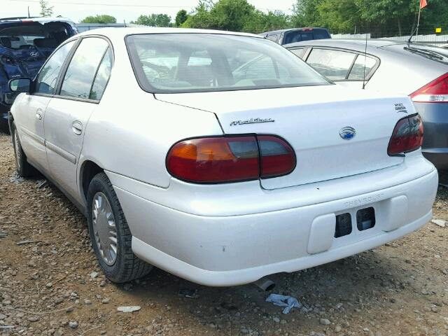 1G1ND52J53M552743 - 2003 CHEVROLET MALIBU WHITE photo 3