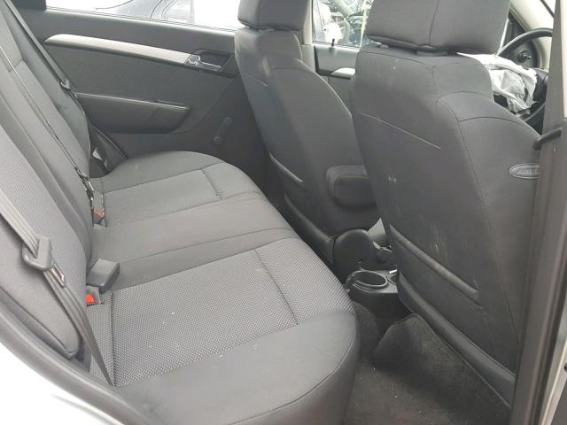 KL1TD5DEXBB205487 - 2011 CHEVROLET AVEO LS SILVER photo 6