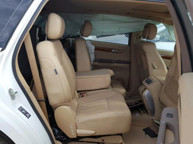 4JGCB22E88A076563 - 2008 MERCEDES-BENZ R 320 CDI WHITE photo 6