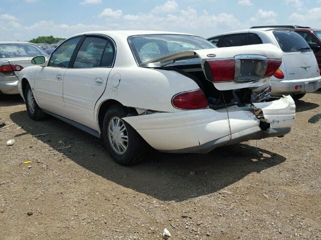 1G4HR54K33U202972 - 2003 BUICK LESABRE LI WHITE photo 3