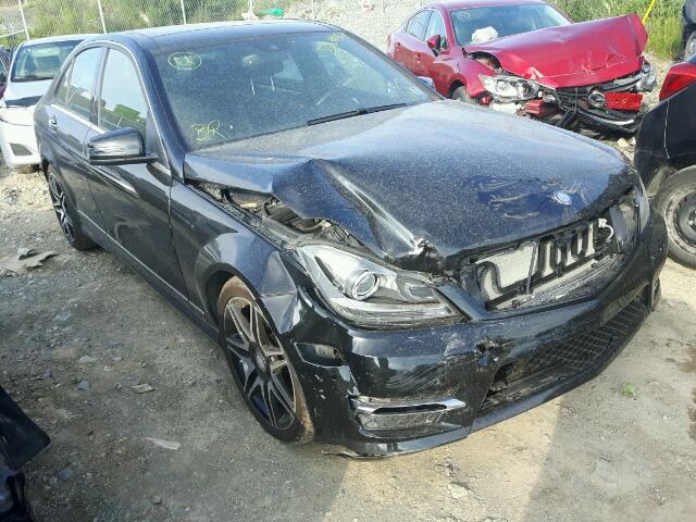 WDDGF8JB2EA944935 - 2014 MERCEDES-BENZ C 350 4MAT BLACK photo 9