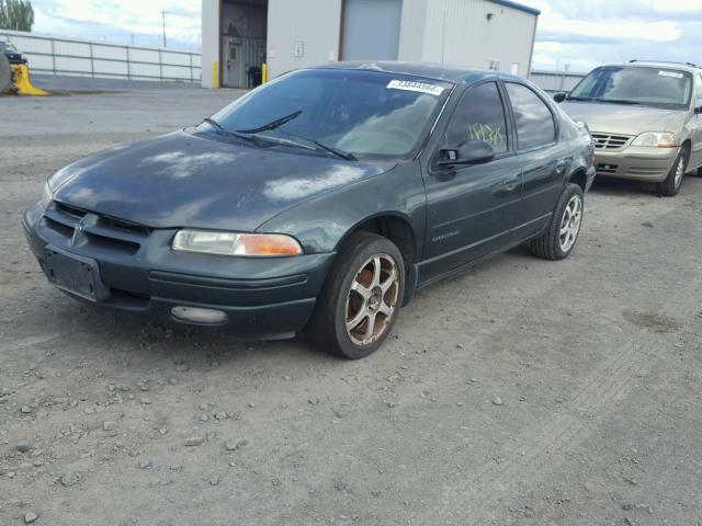 1B3EJ56H8YN284684 - 2000 DODGE STRATUS ES GREEN photo 2