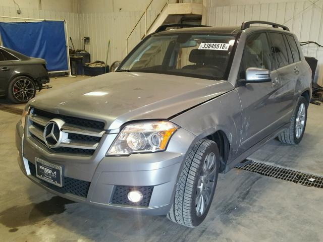 WDCGG8HBXCF741914 - 2012 MERCEDES-BENZ GLK 350 4M SILVER photo 2