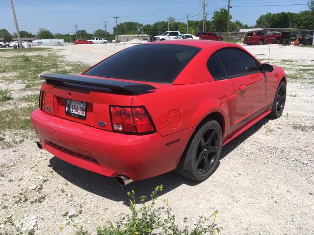 1FAFP42R43F366821 - 2003 FORD MUSTANG MA RED photo 4