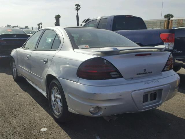 1G2NF52E44M536429 - 2004 PONTIAC GRAND AM S 银色 照片 3