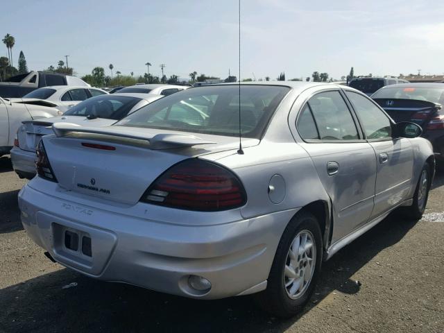 1G2NF52E44M536429 - 2004 PONTIAC GRAND AM S 银色 照片 4