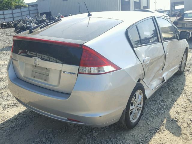 JHMZE2H78AS023150 - 2010 HONDA INSIGHT EX SILVER photo 4