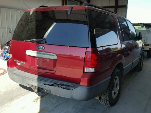 1FMPU16516LA35466 - 2006 FORD EXPEDITION MAROON photo 4