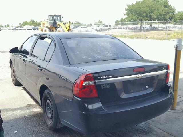 1G1ZS51F06F157253 - 2006 CHEVROLET MALIBU LS 黑色 照片 3