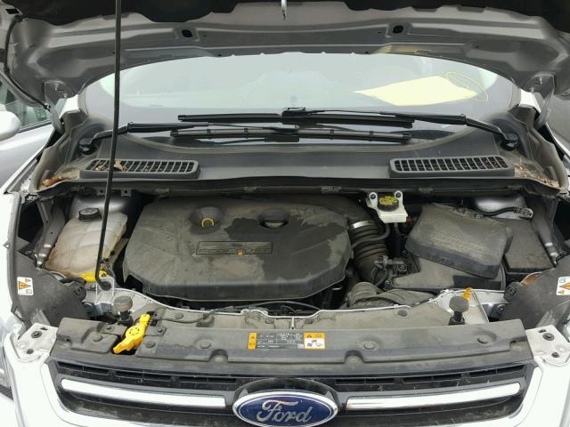 1FMCU9J99DUB64635 - 2013 FORD ESCAPE TIT SILVER photo 7