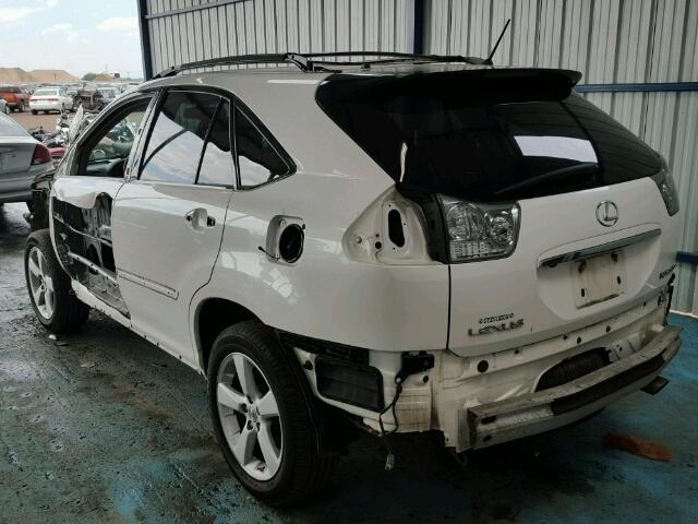 JTJHK31U772013176 - 2007 LEXUS RX 350 WHITE photo 3