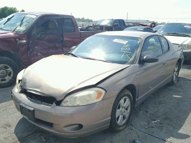 2G1WM15K869247935 - 2006 CHEVROLET MONTE CARL BROWN photo 2