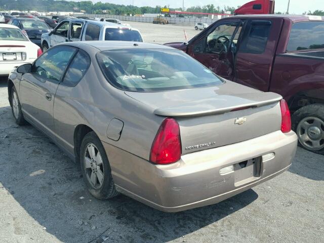 2G1WM15K869247935 - 2006 CHEVROLET MONTE CARL 棕色 照片 3