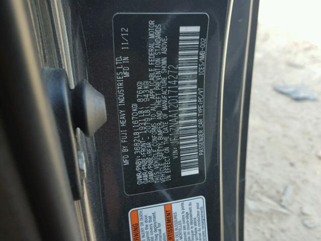 JF1ZNAA12D1714272 - 2013 TOYOTA SCION FR-S ვერცხლისფერი ფოტო 10