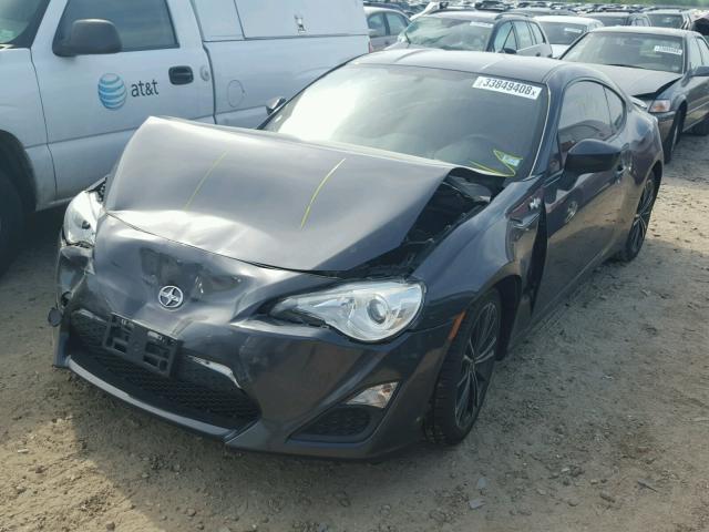 JF1ZNAA12D1714272 - 2013 TOYOTA SCION FR-S ვერცხლისფერი ფოტო 2