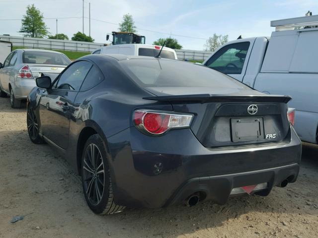 JF1ZNAA12D1714272 - 2013 TOYOTA SCION FR-S ვერცხლისფერი ფოტო 3