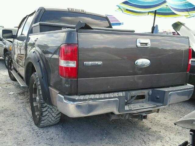 1FTRW12W36KC57468 - 2006 FORD F150 BROWN photo 3