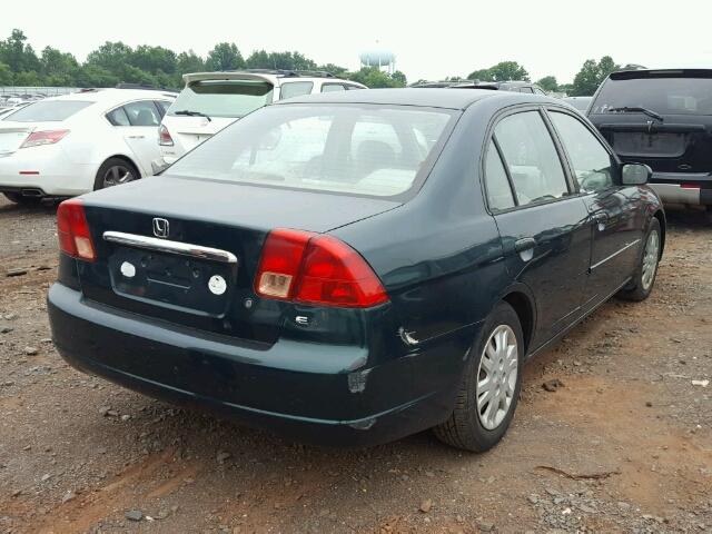 1HGES26772L002931 - 2002 HONDA CIVIC EX GREEN photo 4