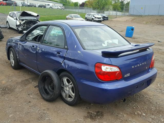 JF1GD67574G514678 - 2004 SUBARU IMPREZA RS BLUE photo 3