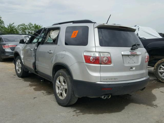 1GKER23748J171053 - 2008 GMC ACADIA SLT ვერცხლისფერი ფოტო 3