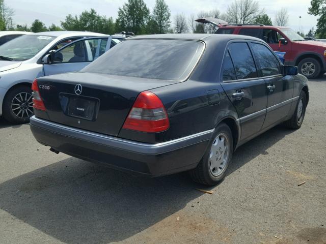 WDBHA28E7RF067991 - 1994 MERCEDES-BENZ C 280 BLACK photo 4