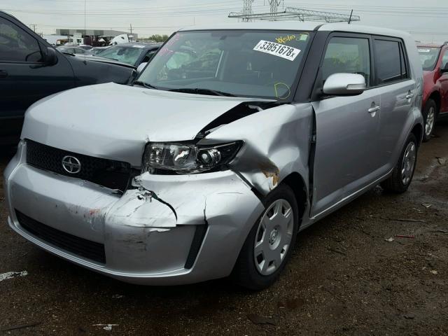 JTLKE50E391089979 - 2009 TOYOTA SCION XB ვერცხლისფერი ფოტო 2