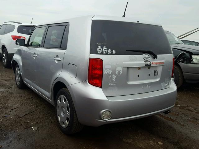JTLKE50E391089979 - 2009 TOYOTA SCION XB ვერცხლისფერი ფოტო 3