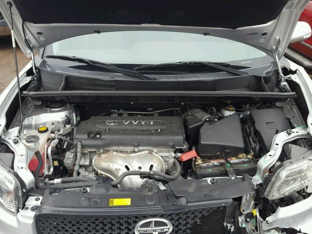 JTLKE50E391089979 - 2009 TOYOTA SCION XB ვერცხლისფერი ფოტო 7