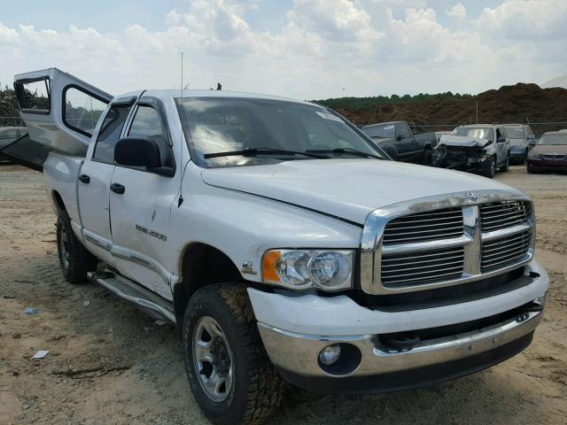 3D7KU28C64G101929 - 2004 DODGE RAM 2500 S WHITE photo 1