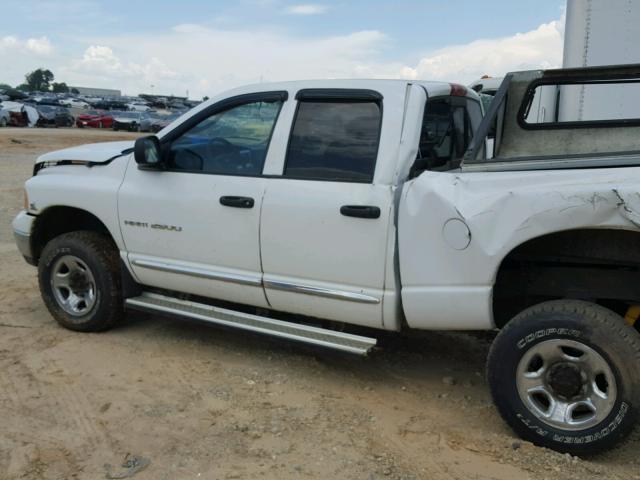 3D7KU28C64G101929 - 2004 DODGE RAM 2500 S WHITE photo 10