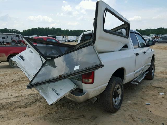 3D7KU28C64G101929 - 2004 DODGE RAM 2500 S WHITE photo 4