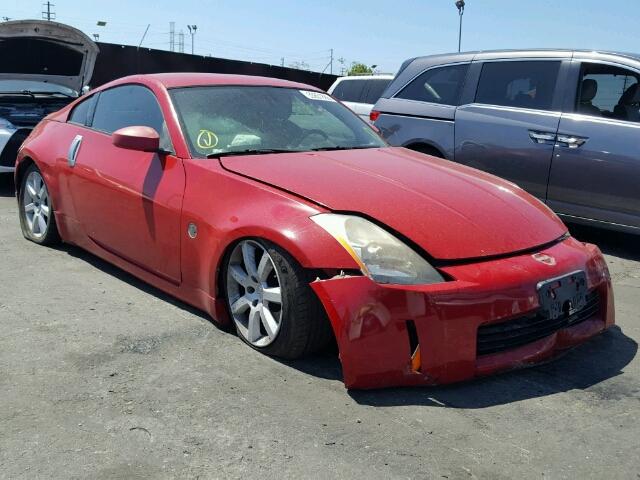 JN1AZ34D63T111781 - 2003 NISSAN 350Z COUPE RED photo 1