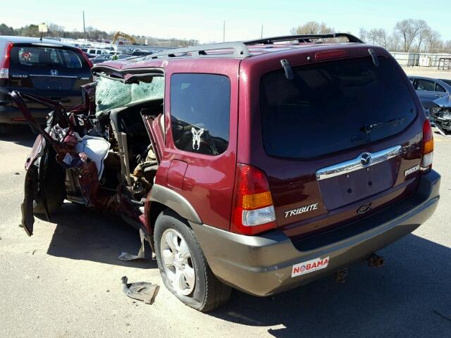 4F2CZ96123KM44111 - 2003 MAZDA TRIBUTE ES 栗色 照片 3